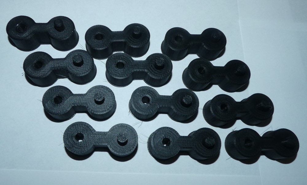 Peg Board Spacer EASY Mount Kit 12pc for pegboard