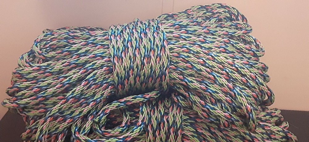1/2 " x 200 ft. Pre Cut Solid Braid MFP/Derby Rope Hank. Non Premium