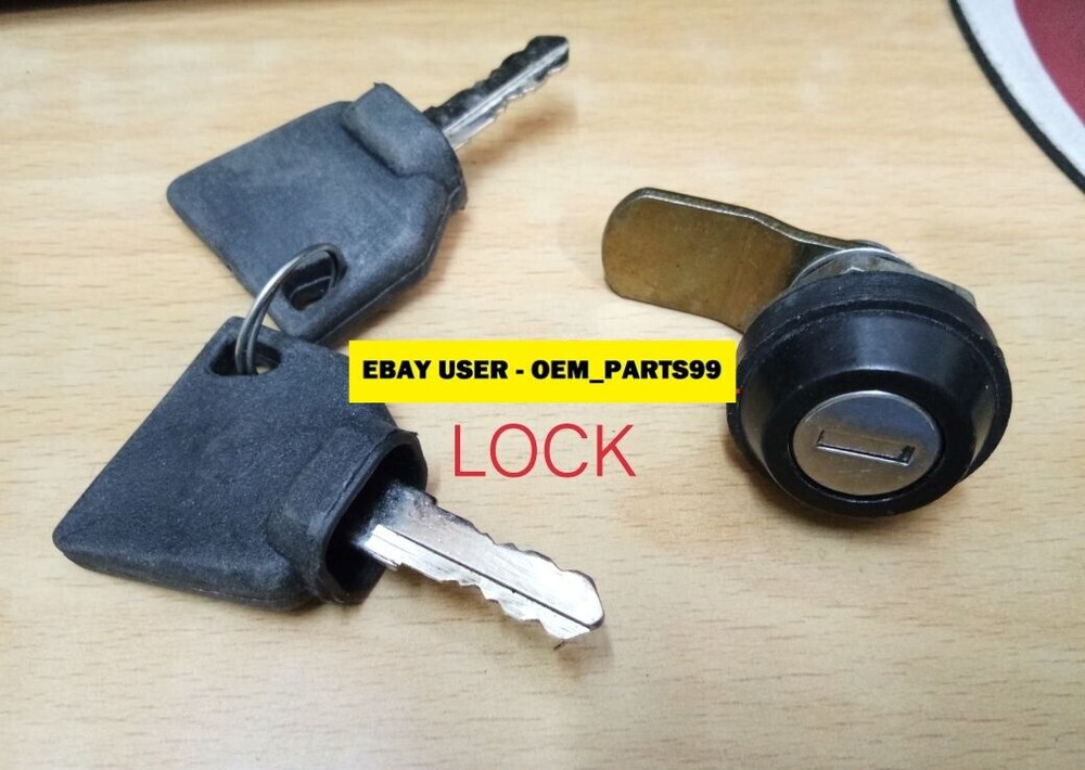 Jcb Lock Barrel Assyembly For Front Grill With 2 Keys (Part 333/C3143 701/45501)