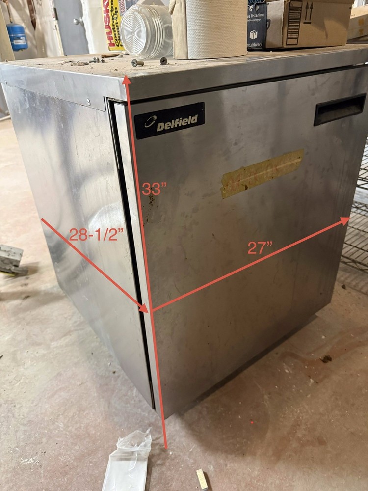 Delfield UC406 Refrigerator 27" Undercounter Model