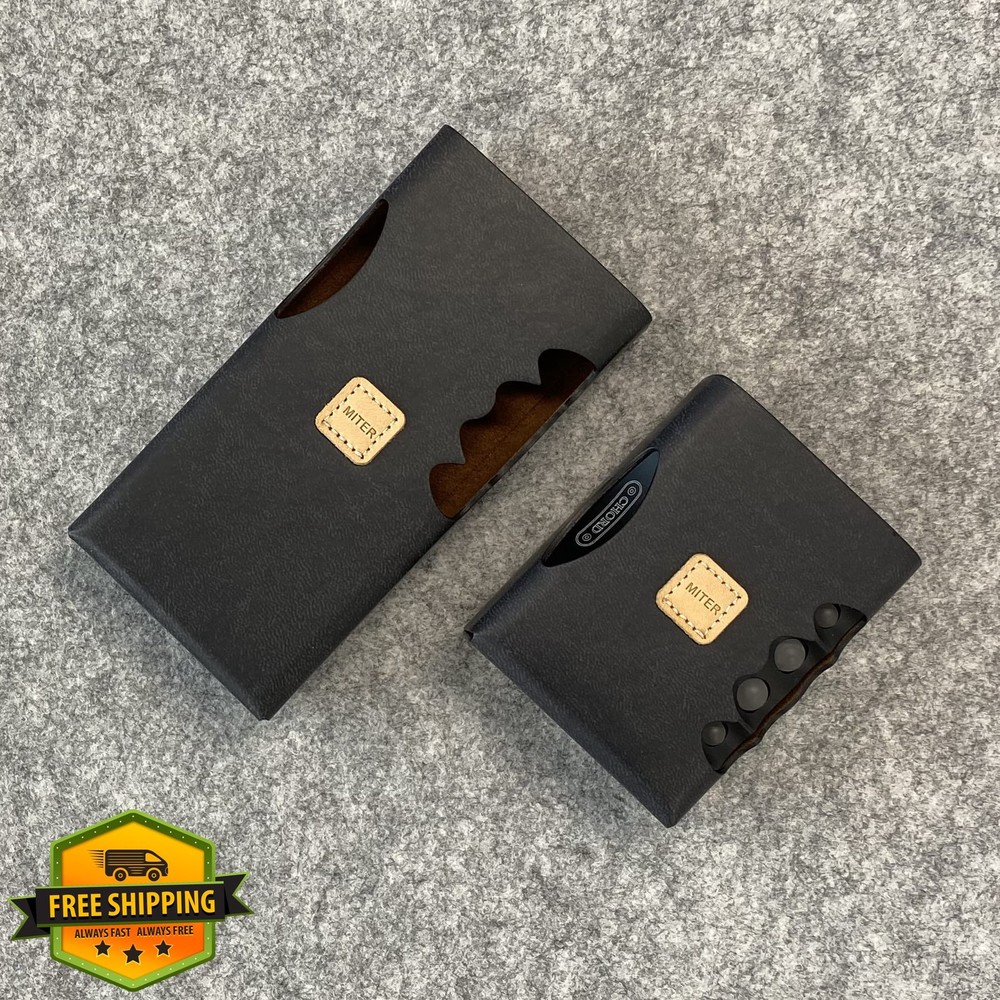 MITER Case Chord Mojo 2 + Poly Black Leather Cover