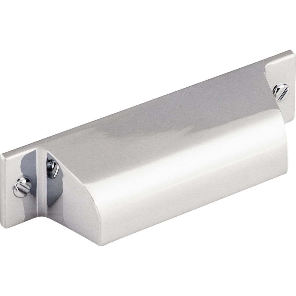 Top Knobs TK772PC Channing Cup Pull 2 3/4 Inch (c-c) - Polished Chrome