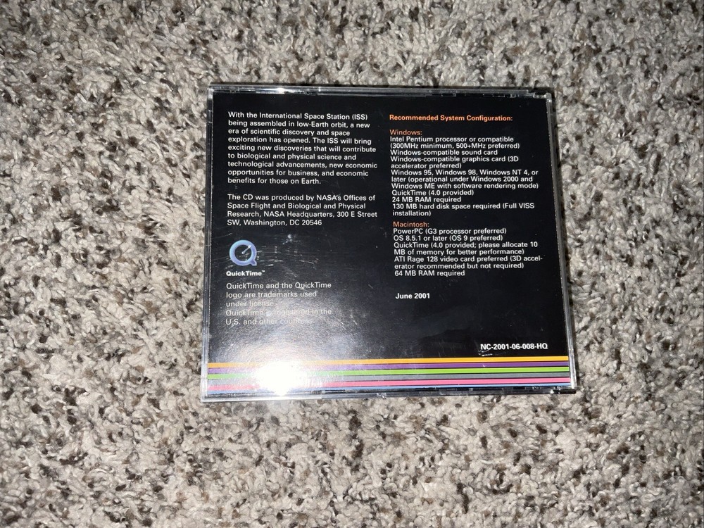 NASA Space Flight and Science Educational PC-Mac CD-ROM - Windows or Macintosh