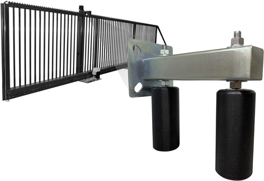 Slide Gate Rollers Guide for Sliding Rolling Gate Rear Post Bolted Bracket Mount
