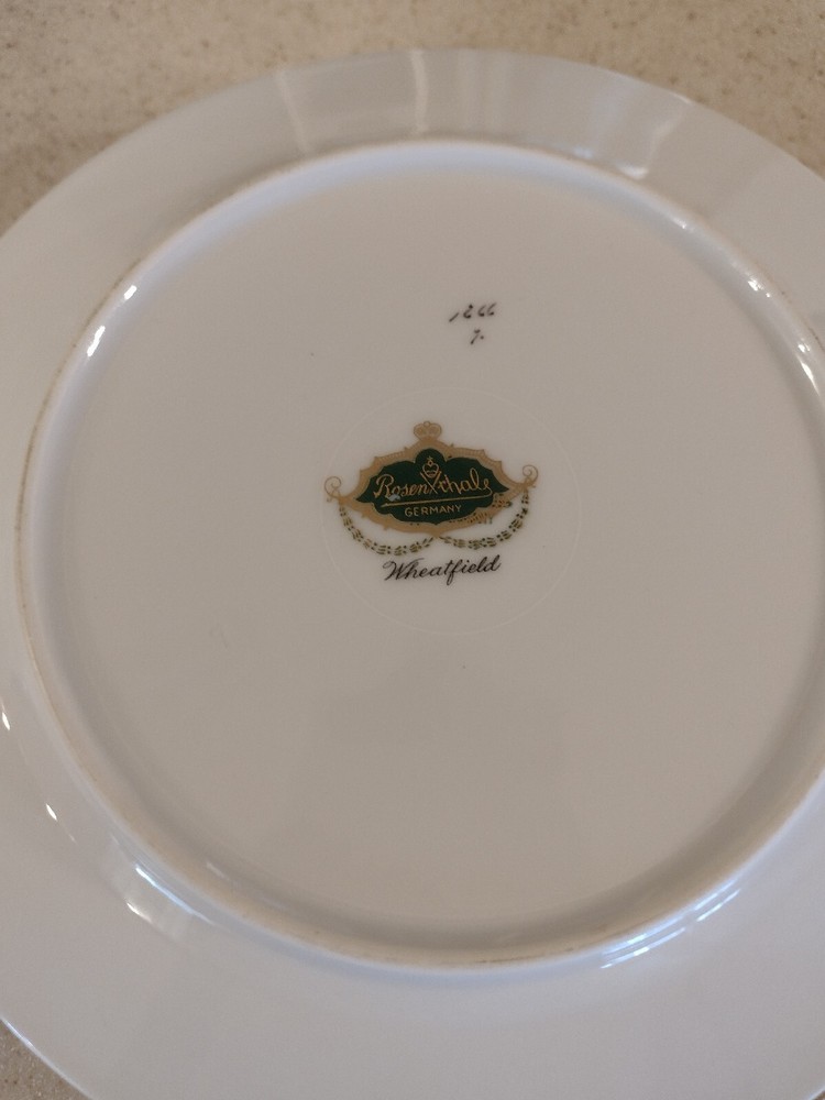 Rosenthal Wheatfield 4 Salad/Bread Plates