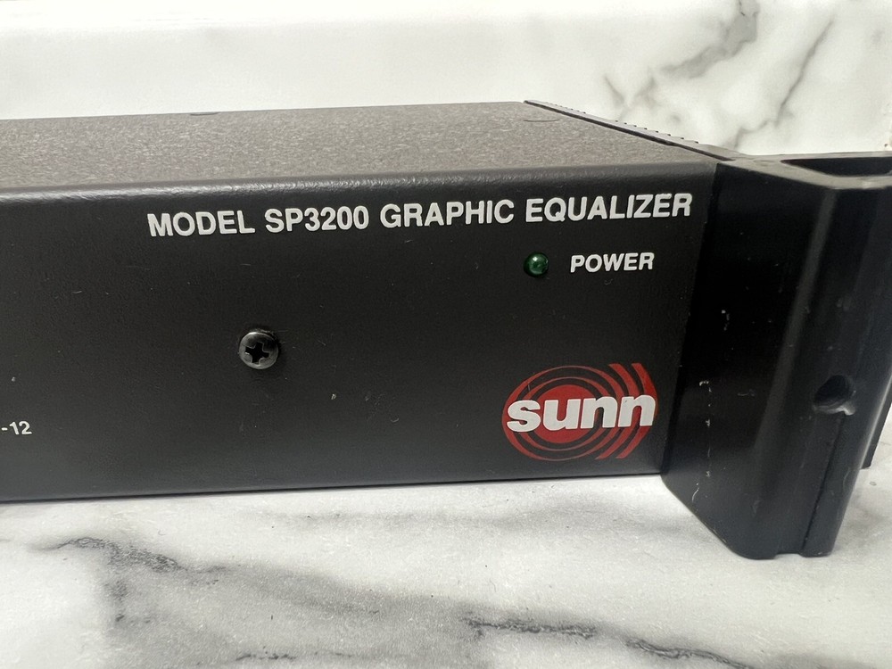 Sunn SP 3200 Graphic Equalizer No Power Cord Untested Vintage