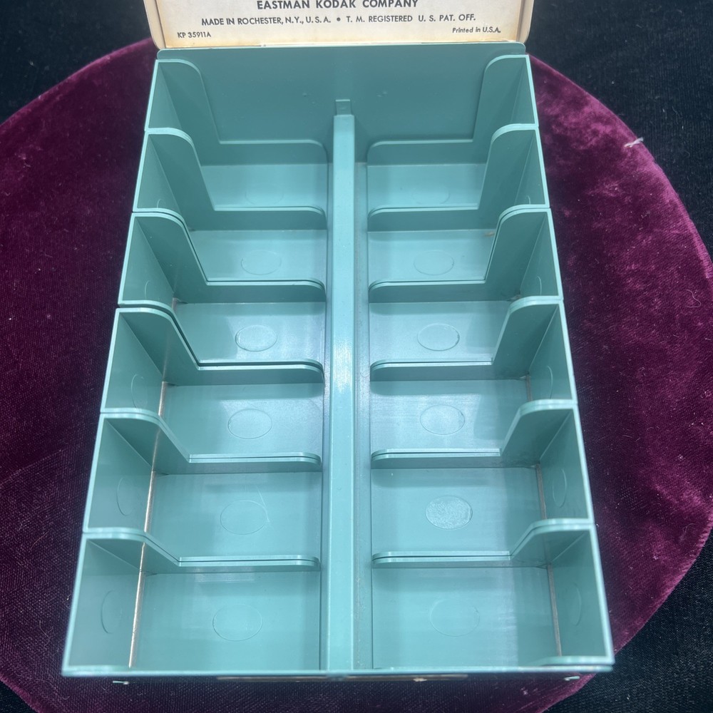 Vintage Kodak Kodaslide Compartment File Storage Case
