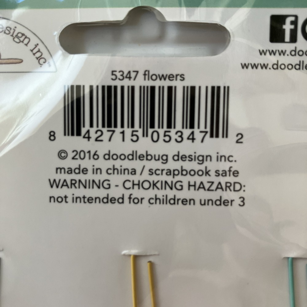 Doodlebug Design Cute Clips#5347 Flowers