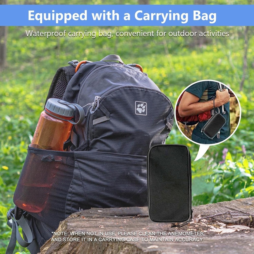 Portable Wind Speed Meter with Max/Min Function