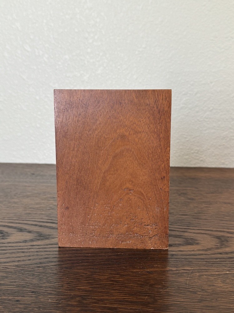 Monkey Bookend Hand Carved Solid Wood Bookend Vintage