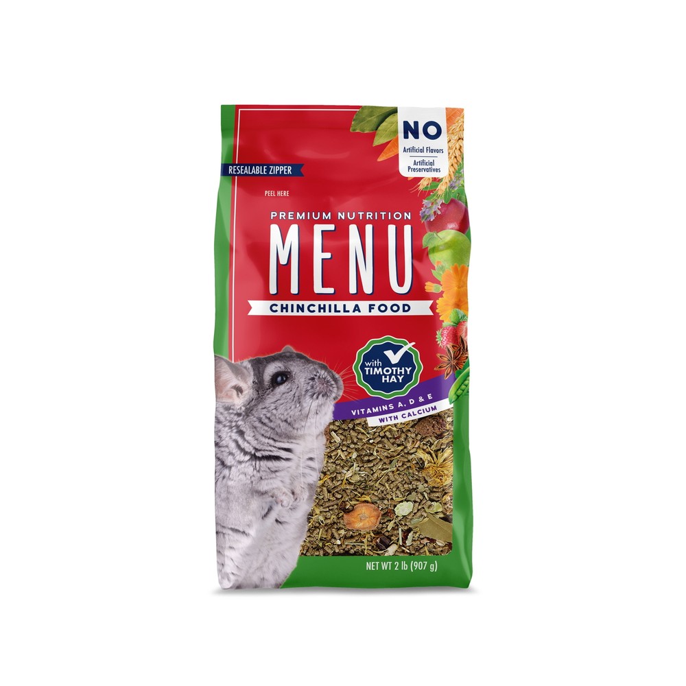 Menu Chinchilla Food with Timothy
