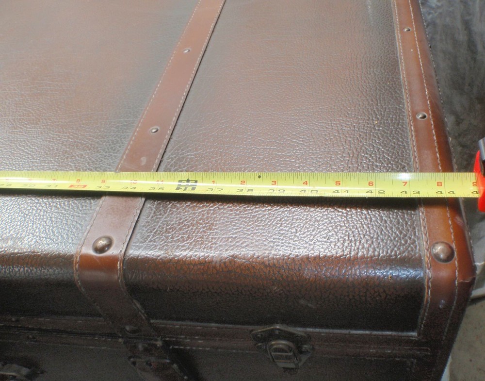 Footstool or Table That Looks Like A Trunk That Has A Drawer In It