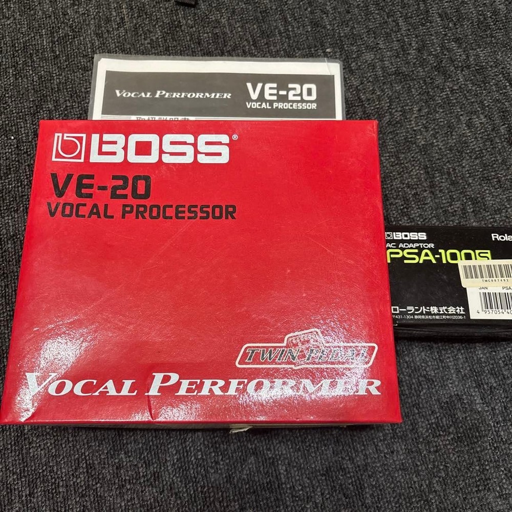 BOSS VE-20 Vocal Processor pre-owned condition Power Cable Included Tested
