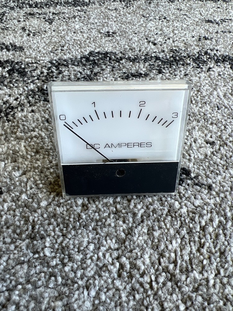 Amperes Meter DC  0-3 HAM RADIO