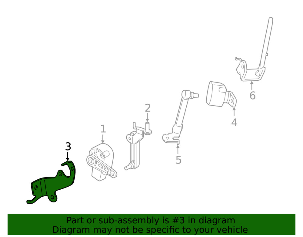 Genuine BMW Front Sensor Bracket 37-14-6-879-039