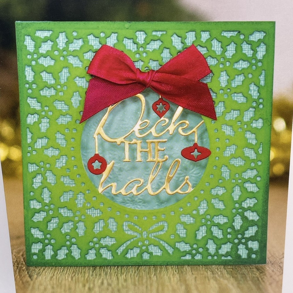 Gemini Create-A-Card Interchangeable Holly Frame For Die Cutting Machine