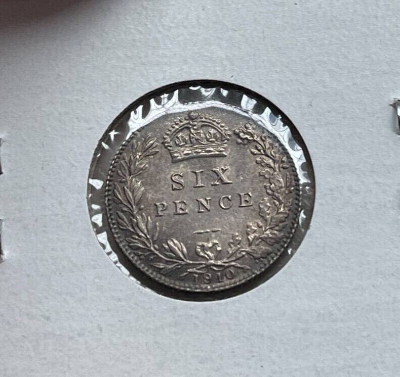 1910 Great Britain 6 Pence