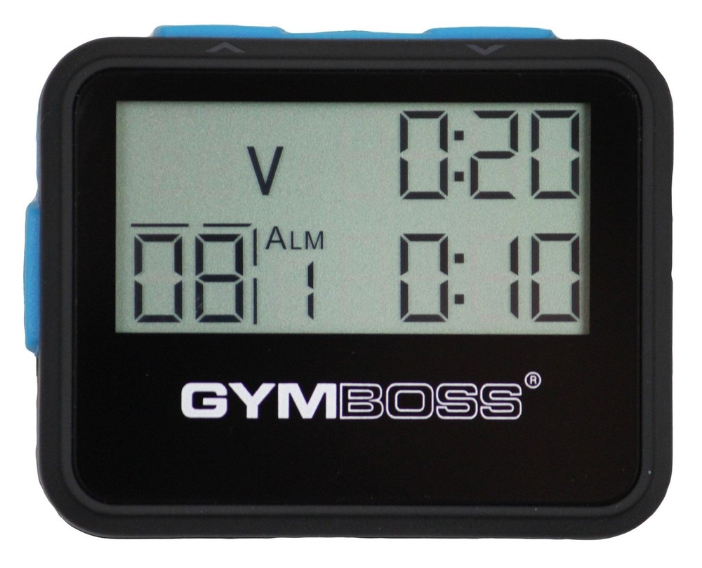 Gymboss Interval Timer and Stopwatch and Watchstrap - Bundle One Size Fits All