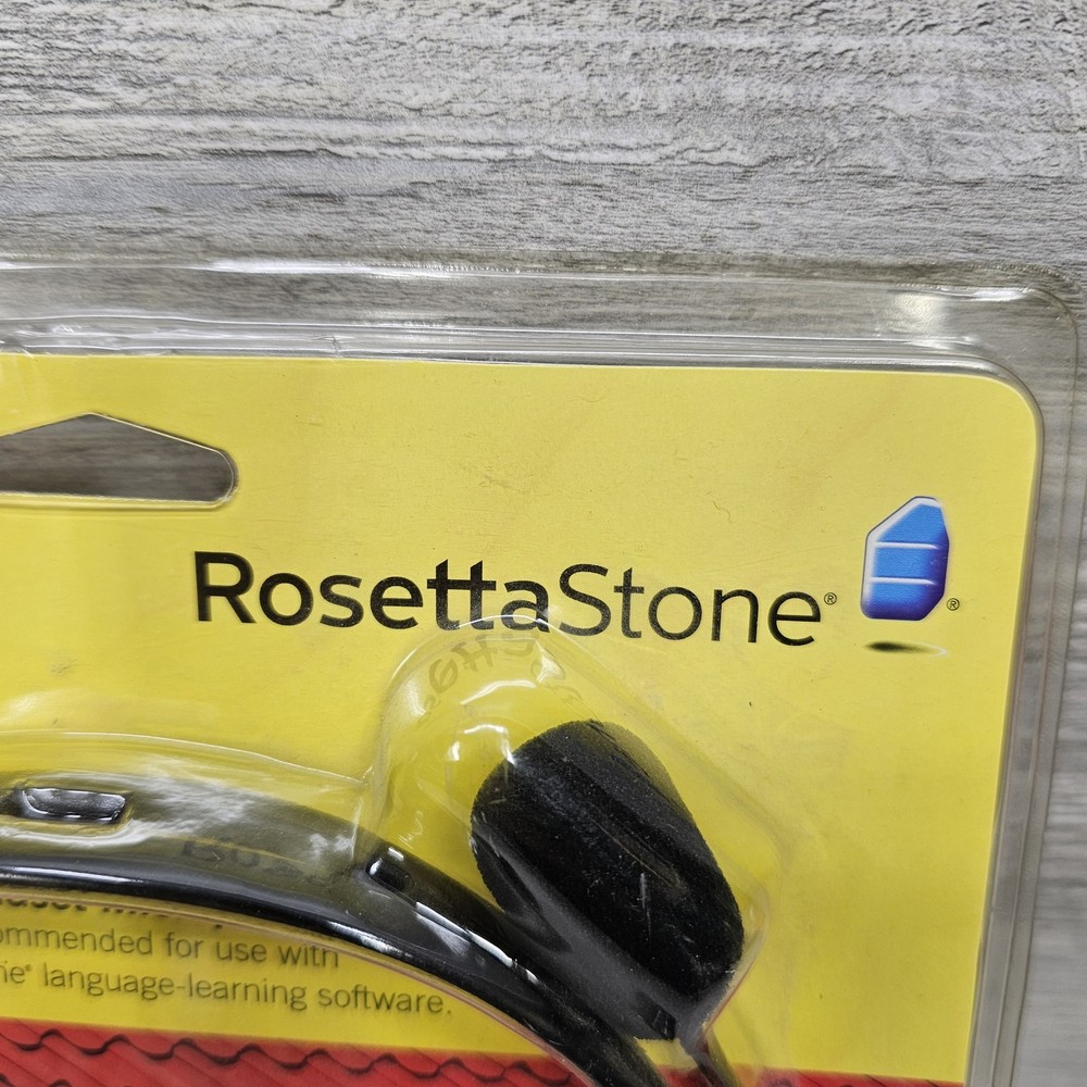 Rosetta Stone USB Headset with Microphone for Language Learning Software