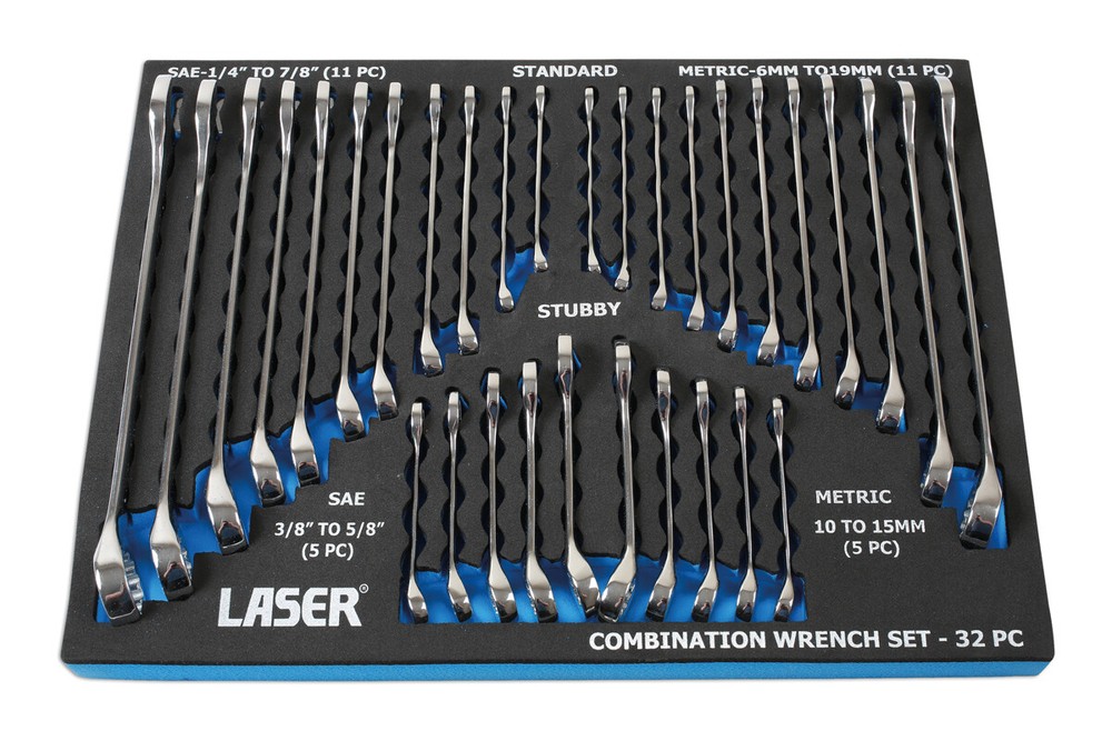 Laser 6795 32 Piece Combination Spanner Set