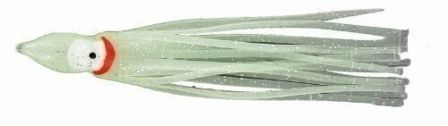 P-Line Unrigged Sunrise Squid (5 Pack), Chart/Glow