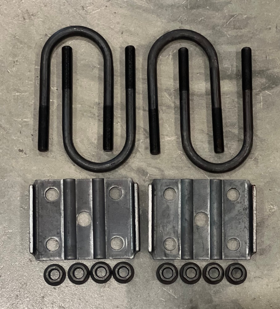 U Bolt Kit for  3500 Trailer Axle Cargo Utility  4202 2.375" 2-3/8" Ubolt 1/2"