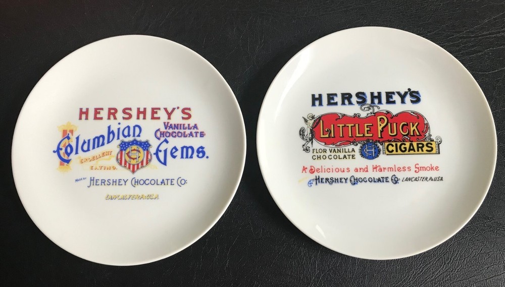 Hershey's Advertising Plates(2) Lancaster PA. 1982