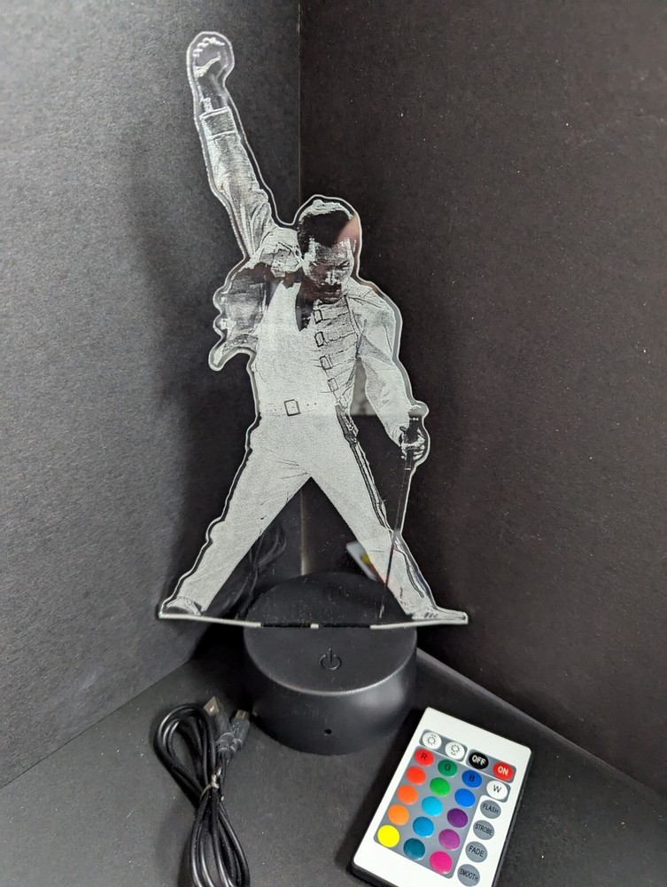 Freddie Mercury Large L.E.D. Sign Display