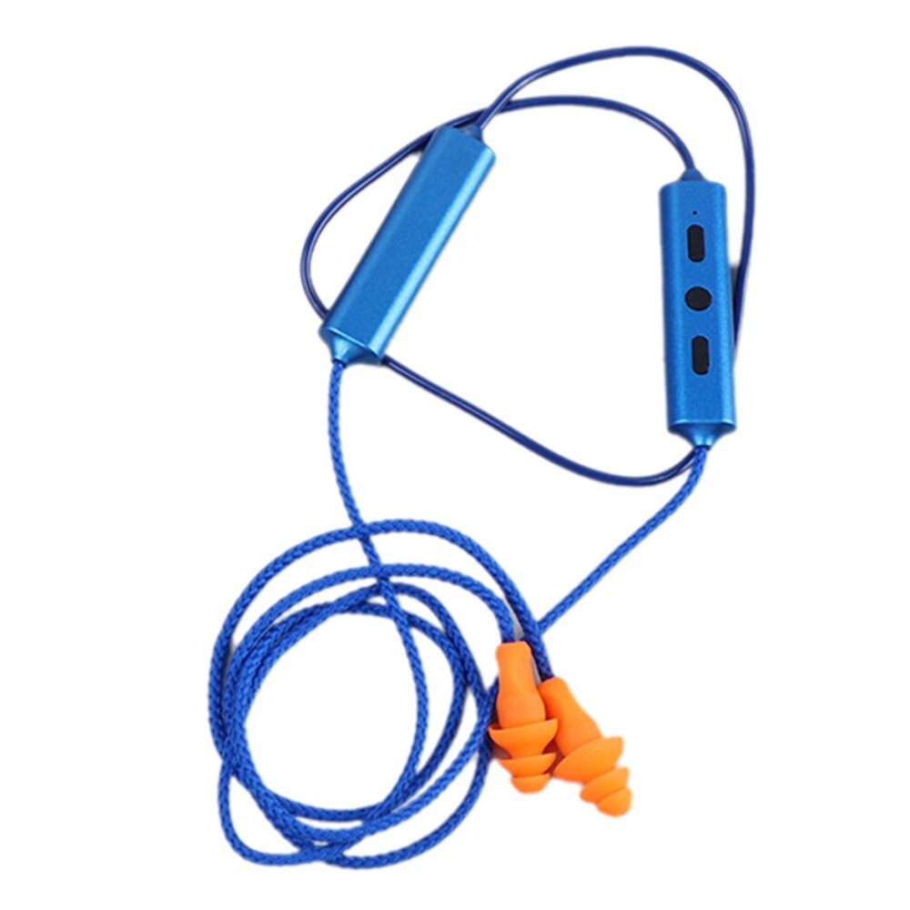 4 Set Blue Ear Plugs Bluetooth Earphone For Work, Noise Suppression, Hearing US