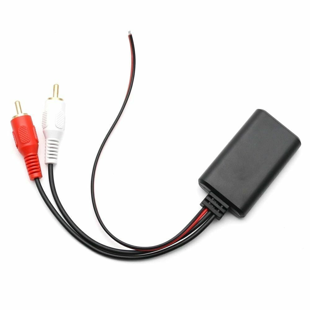 1PC Car Universal Wireless Bluetooth Module Music Adapter RCA Aux Audio Cable