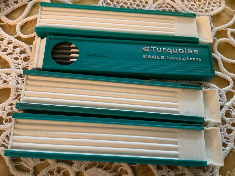 Drawing leads 4x12, (+ some extra) vintage, Berol