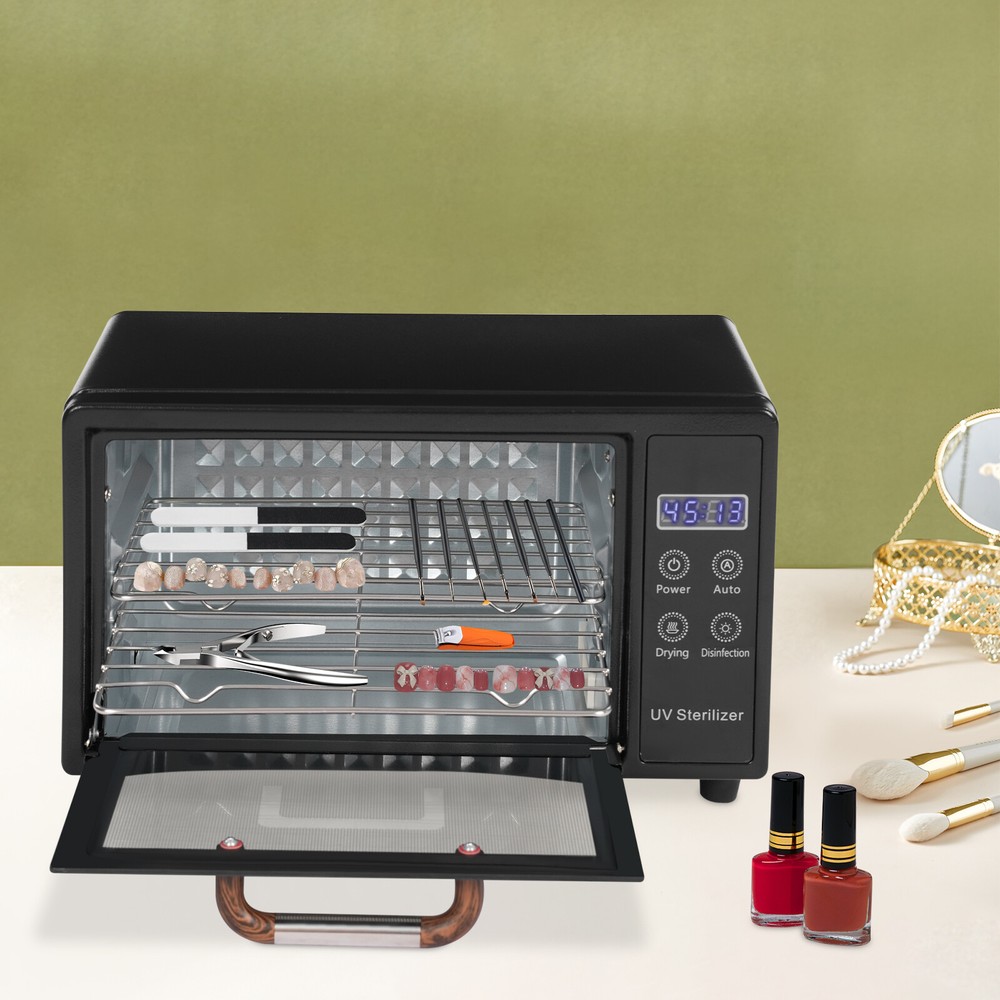 10L/10.57Qt Nail Tool Sterilizer Drying Box Multi-Functional Nail Cleaner Box