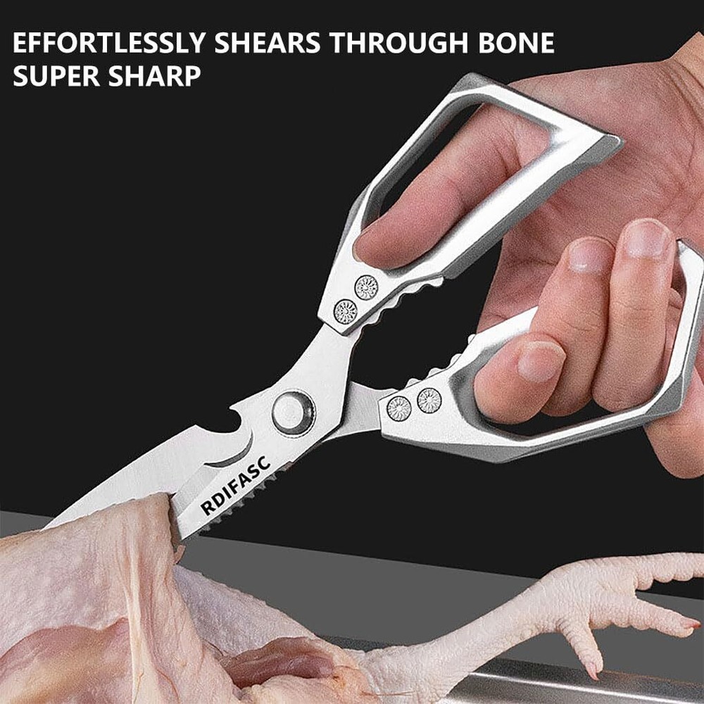 Kitchen ScissorsPremium Heavy Duty Kitchen Shears Ultra Sharp Stainless Steel...