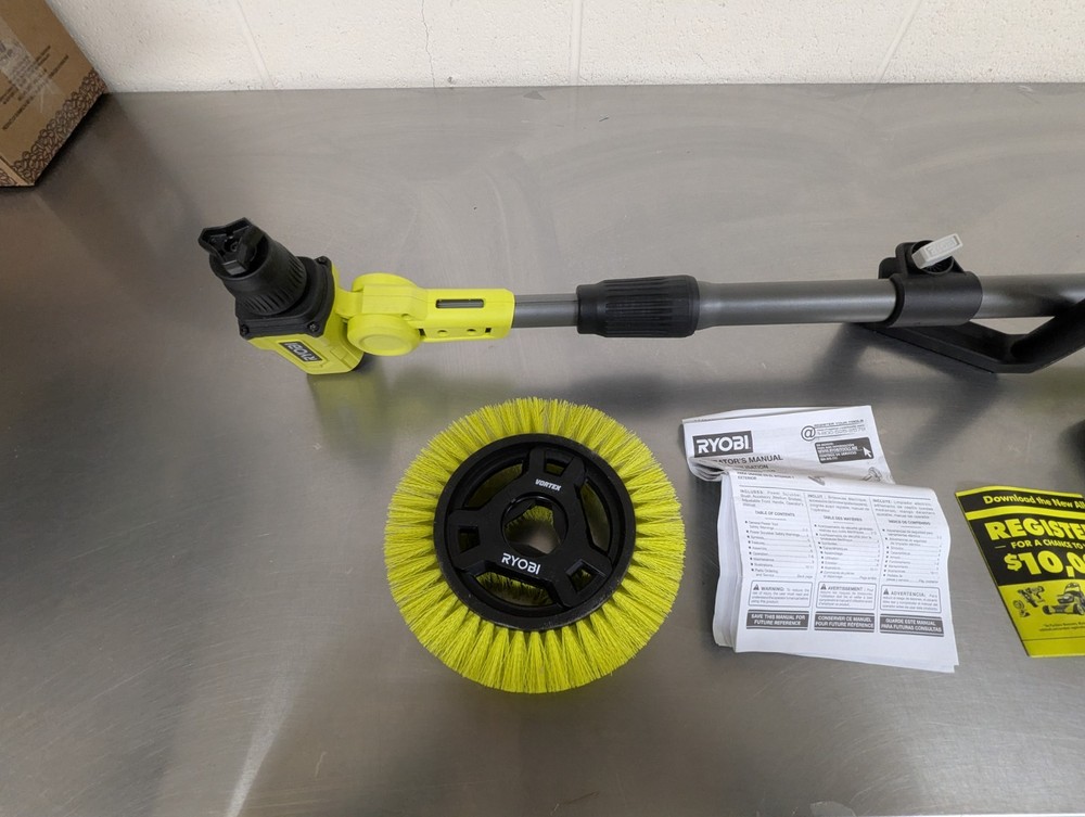 Ryobi ONE 18V cordless telescoping power scrubber 2