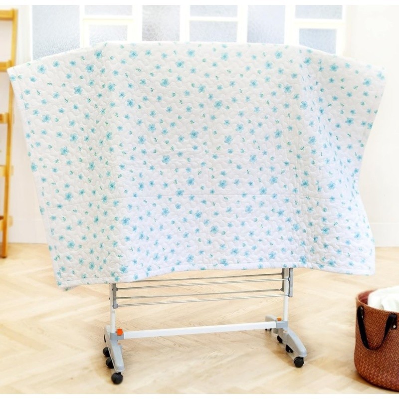 Portable Folding Drying Rack W/ Adjustable Shelves & Wheels Laundry Storage New