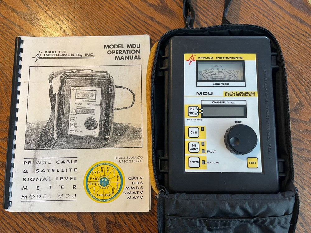 Applied Instruments MDU Digital Analog Signal Level Meter