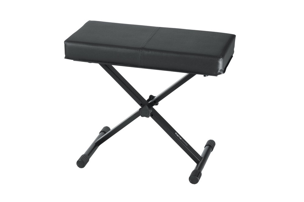 GATOR Frameworks Standard Keyboard Bench w/ DLX Seat - Black