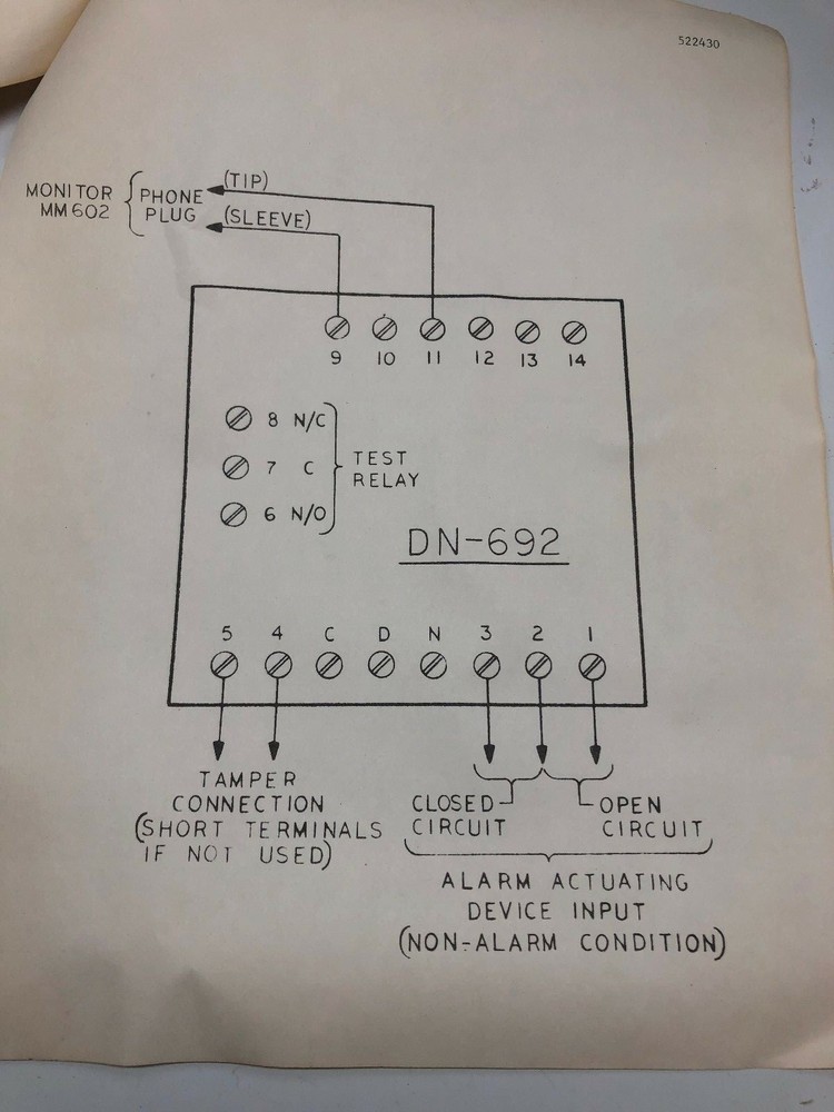 KIDDE ALARM PANEL BOX VINTAGE NIB
