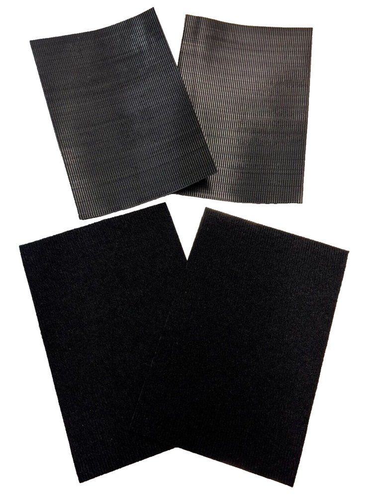 Velcro® Brand 2-Pack 4" x 6" Industrial Adhesive Backed Hook & Loop Sheets