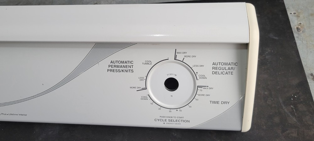 Speed Queen Dryer Control Panel With Fabric Selector