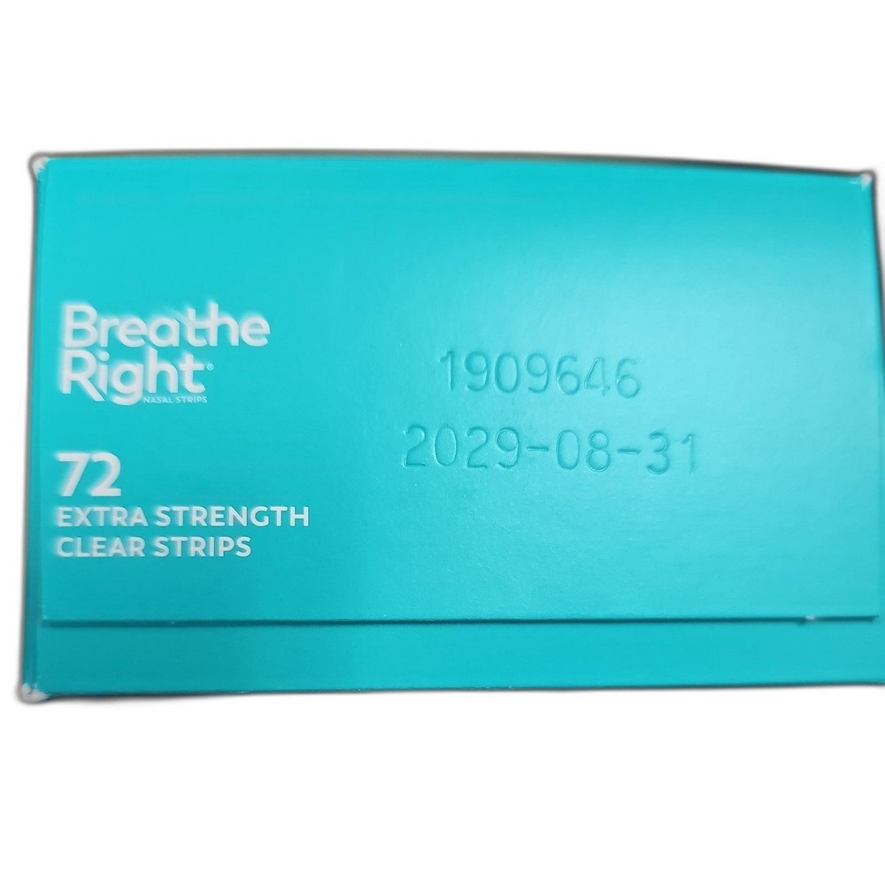 Breathe Right Extra Strength Nasal Strips 72 CLEAR Strips