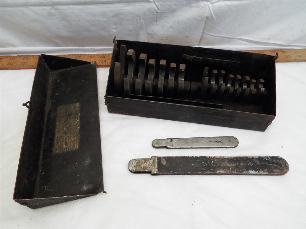 Vintage XceL Multi-Head Wrench Set 2 Handle Park Metalware Multiple Machine Box