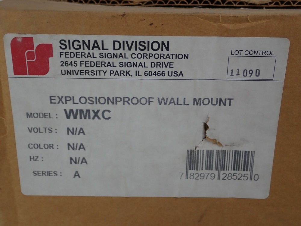 FEDERAL SIGNAL WMXC EXPLOSIONPROOF WALL MOUNT