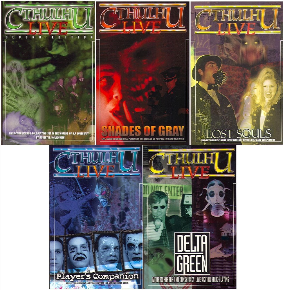 Cthulhu Live  Second Edition Value Pack - All 5 Books, Core Rules & Supplements