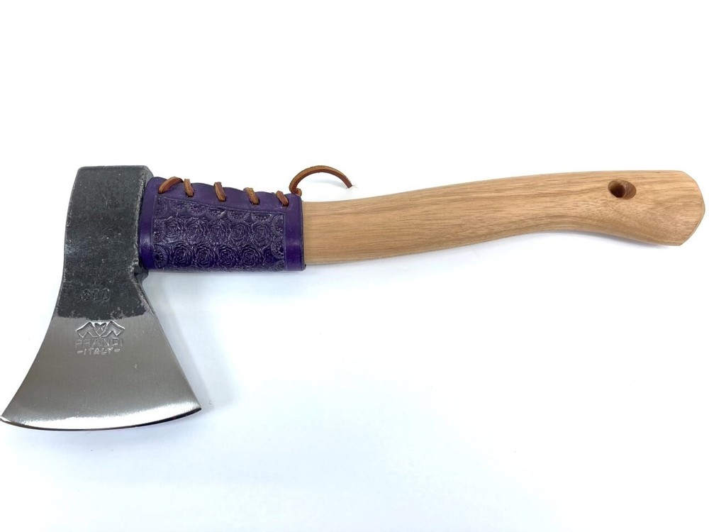 Prandi Hatchet With Custom Sheath And Overstrike Guard