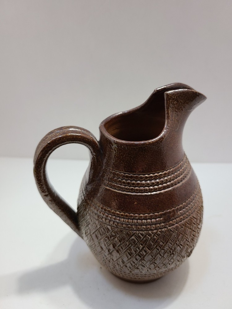 VTG. Hand Made Pottery Pitcher signed