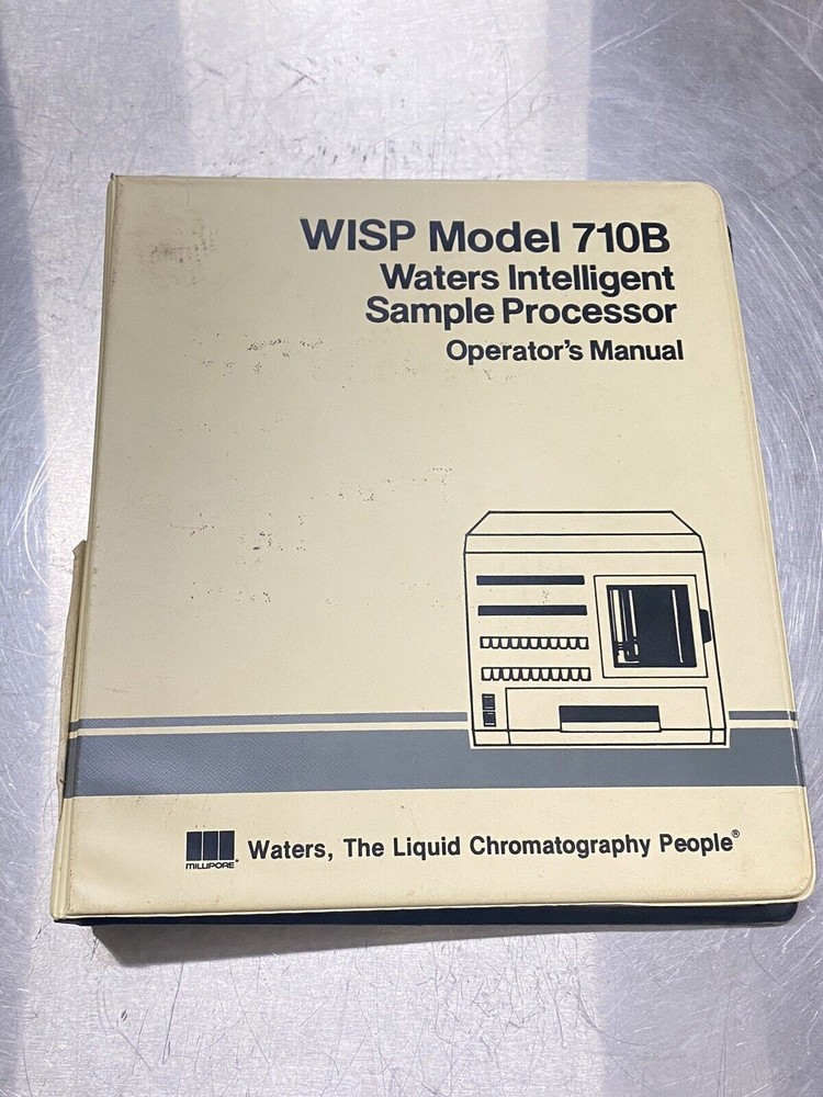 Waters Intelligent Sample Processor WISP 710B- Users Guide / Instructions Manual