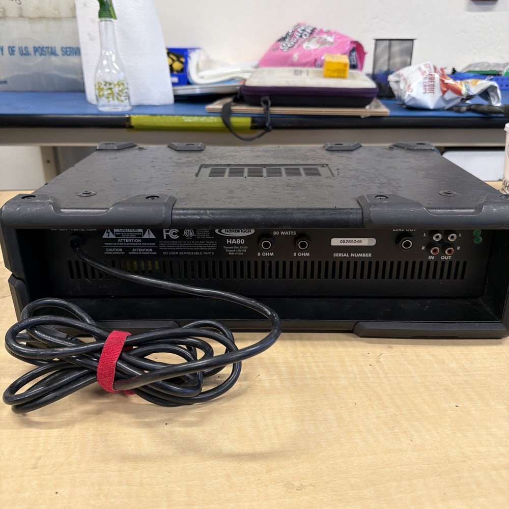 Harbinger HA80 Amplifier Untested