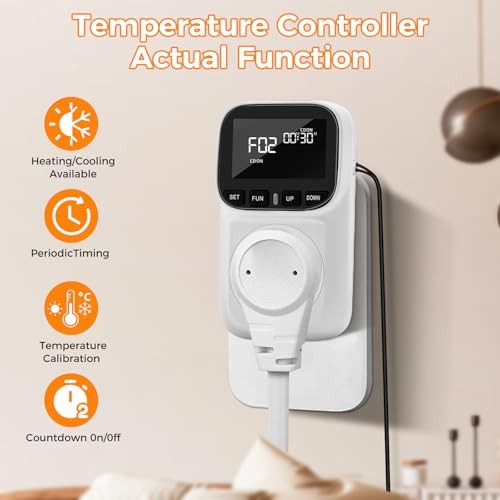 Controller Outlet - Precise Heating/Cooling Control for Digital Temperature