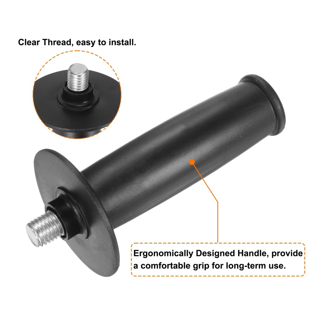 4pcs Side Handle 14mm Thread Plastic Grinder Handle Replacement